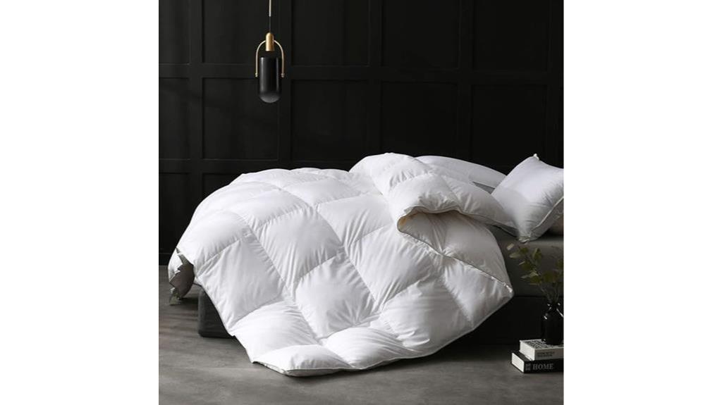 luxurious goose down comforter