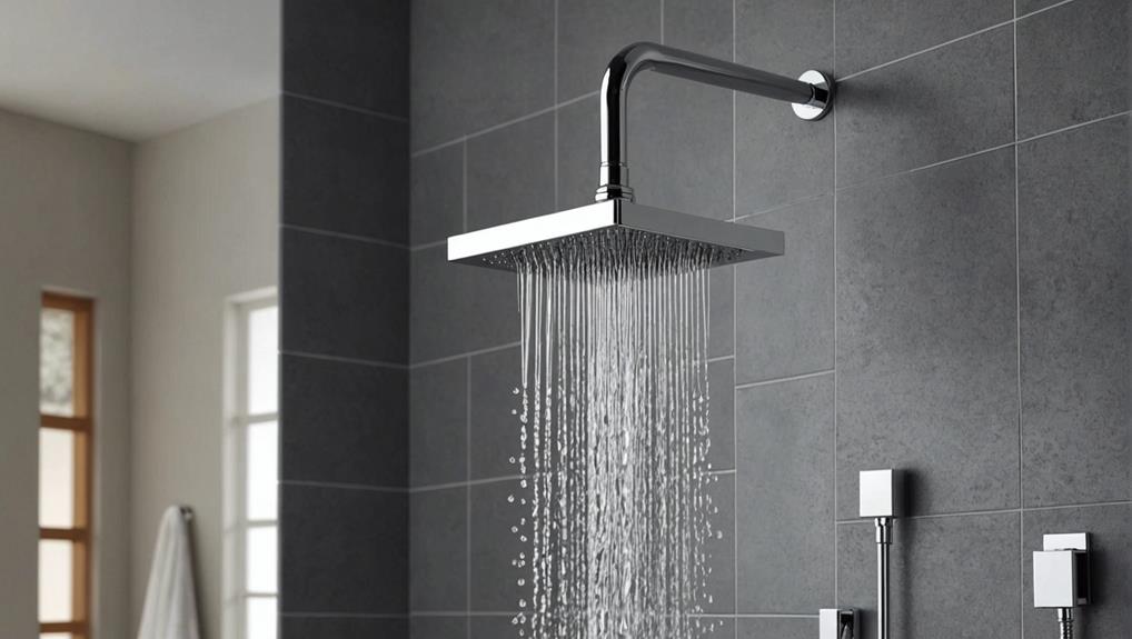 luxurious rain shower heads