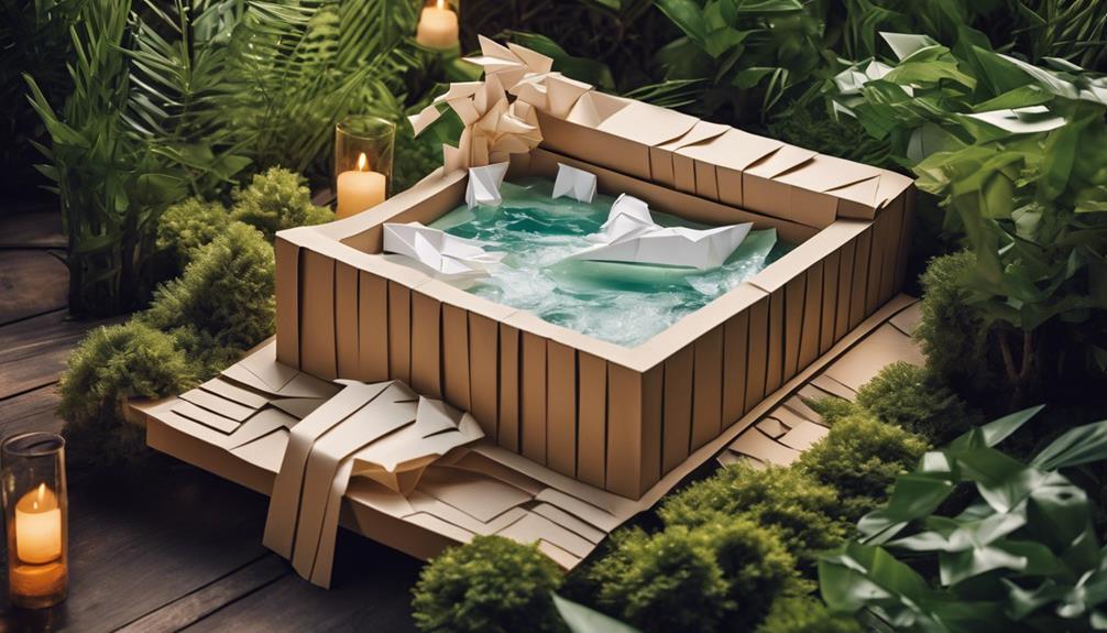 luxurious relaxation with hot tubs