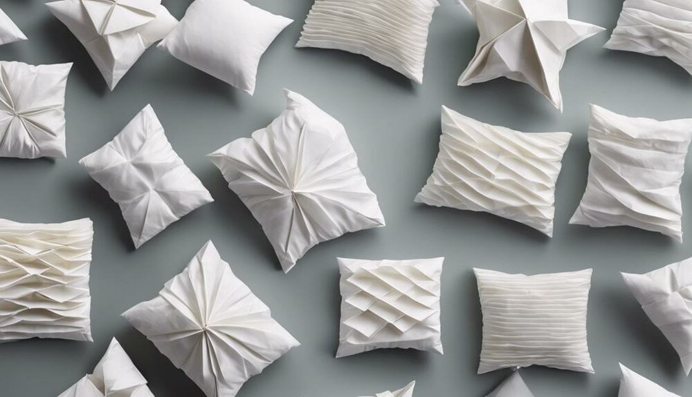 luxurious support in pillows