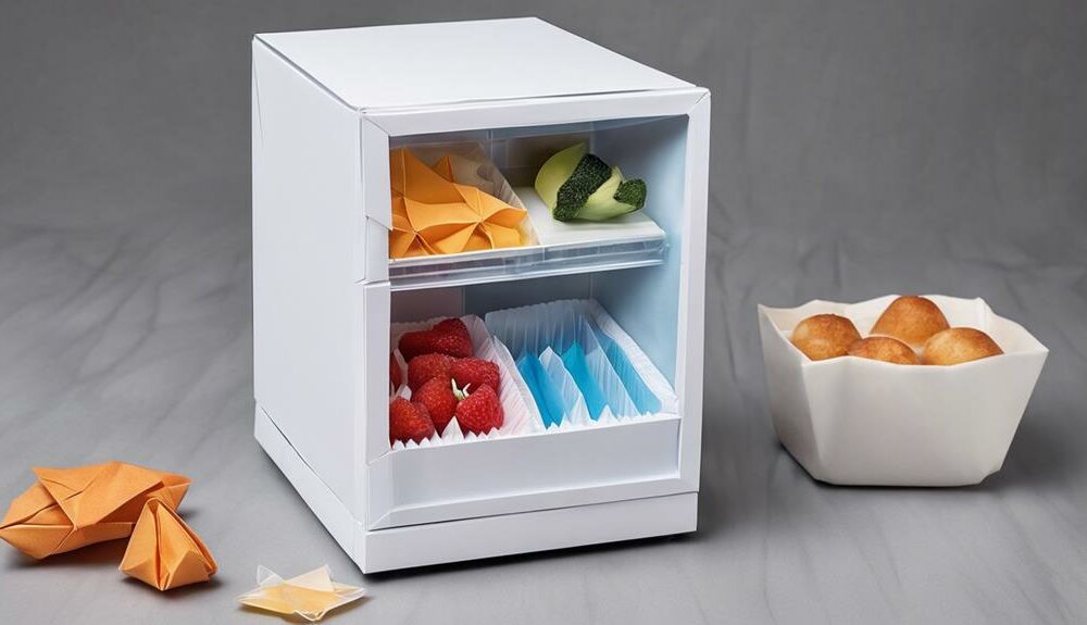 mini freezers for organization