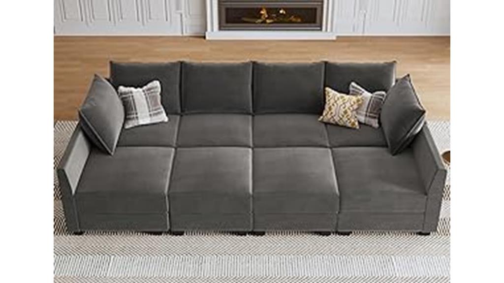 modular sectional sleeper sofa