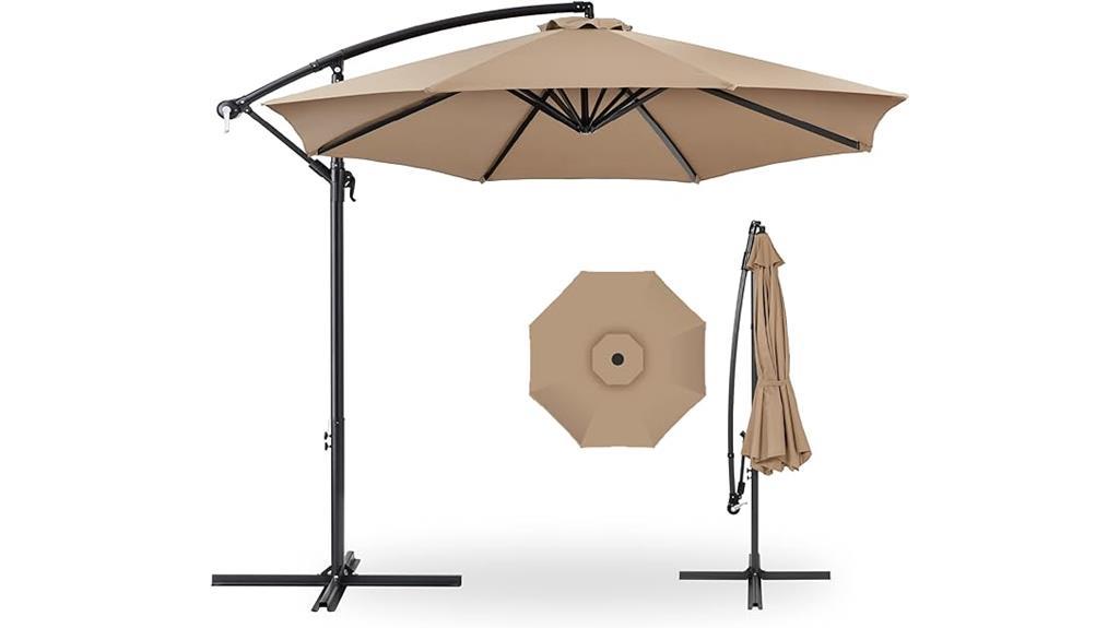 offset patio umbrella details