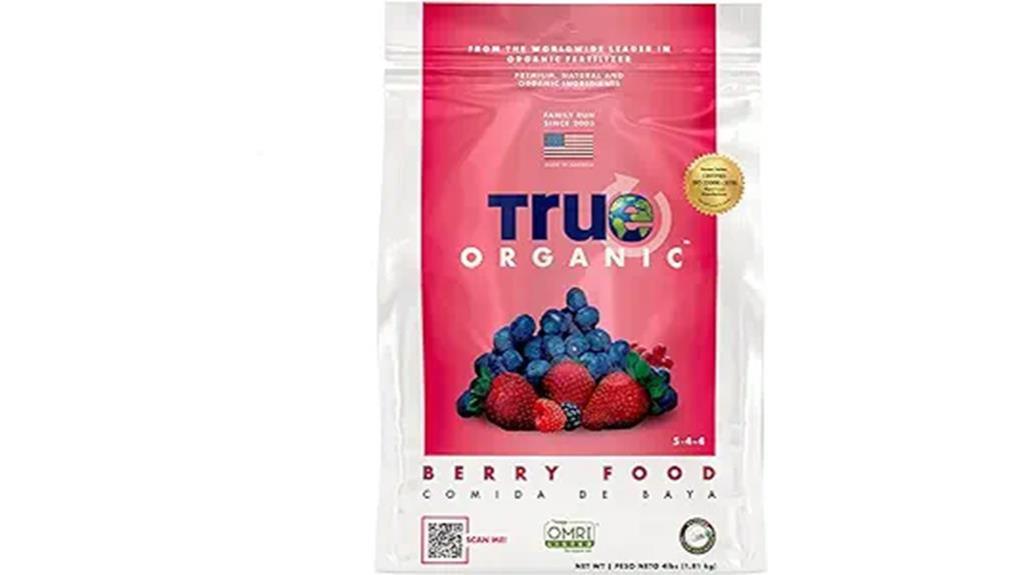 organic berry fertilizer option