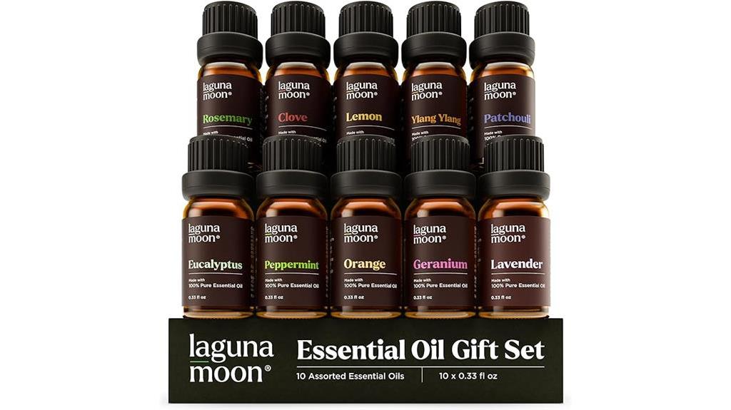 organic essential oils collection