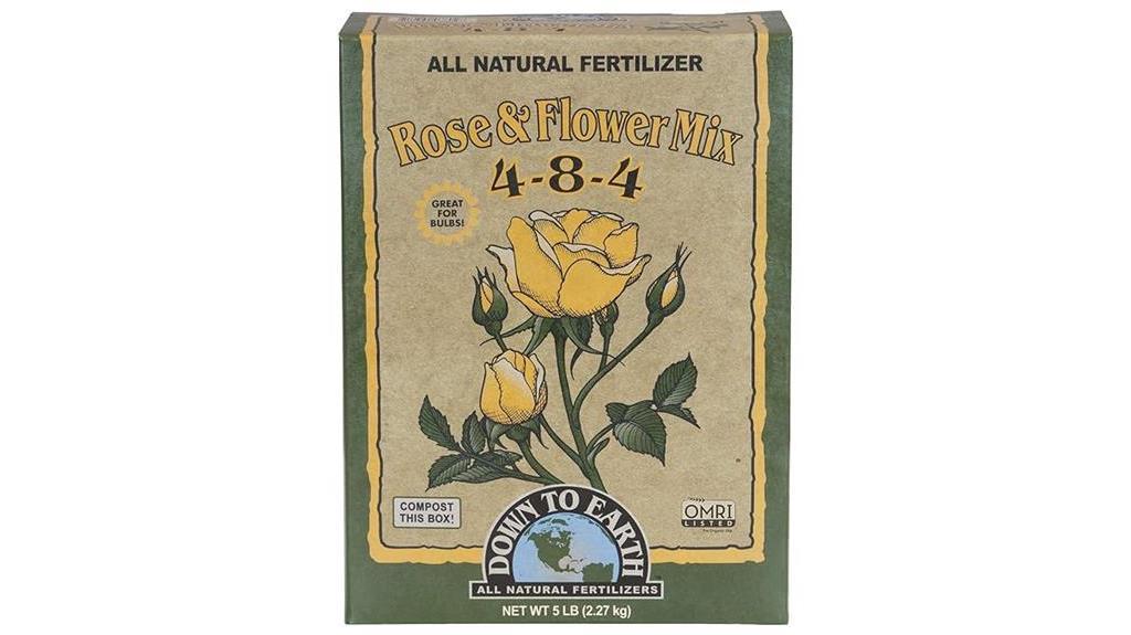 organic rose and flower fertilizer