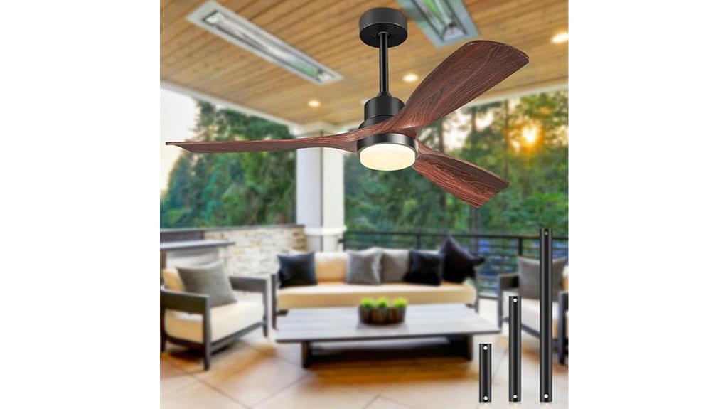 outdoor fan with lights