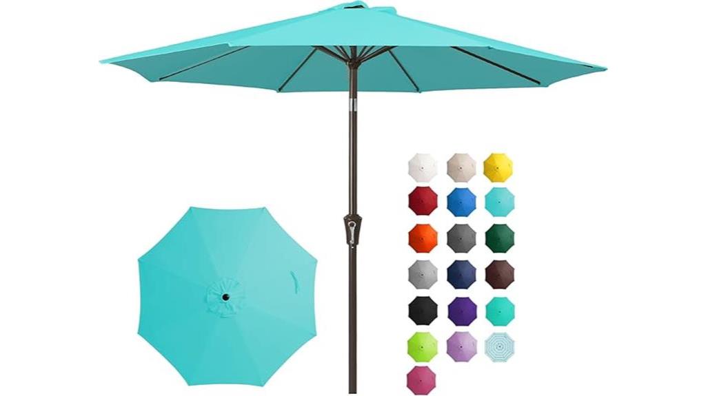 outdoor patio umbrella features