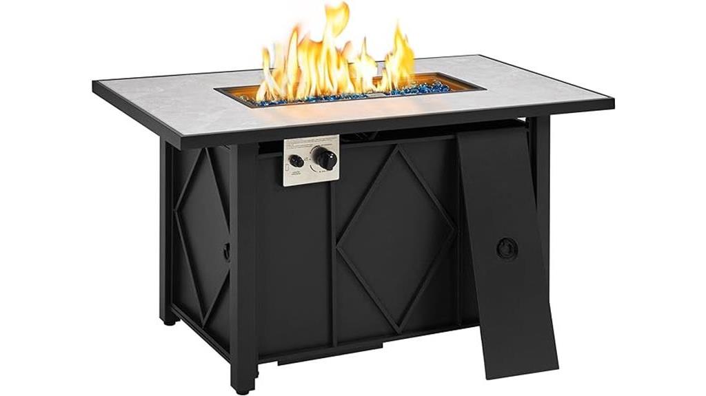 outdoor propane fire pit