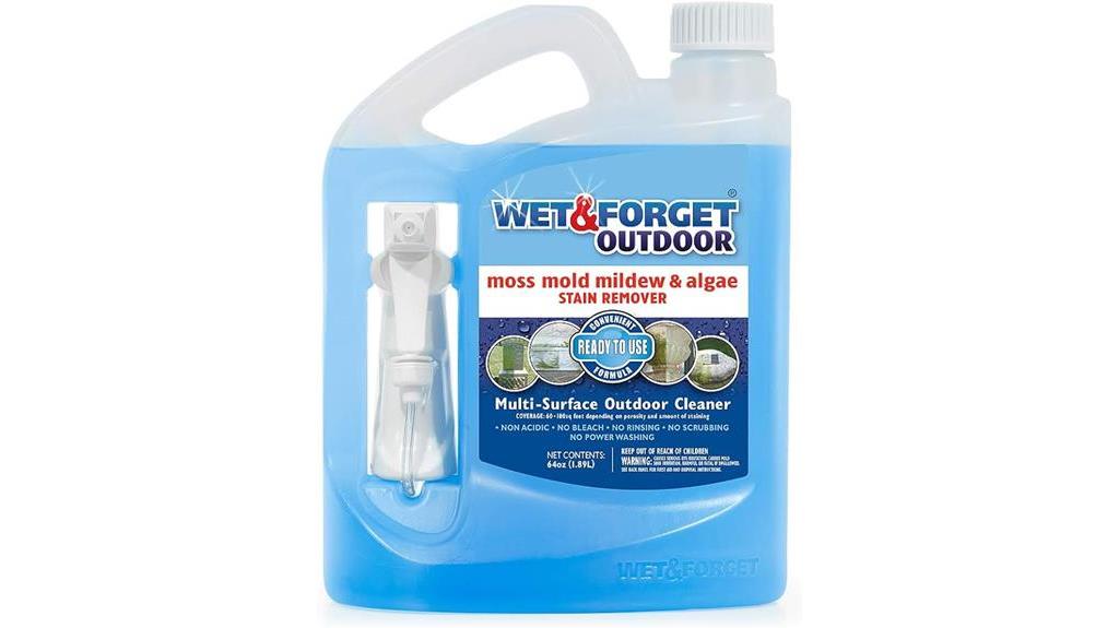 outdoor stain remover solution