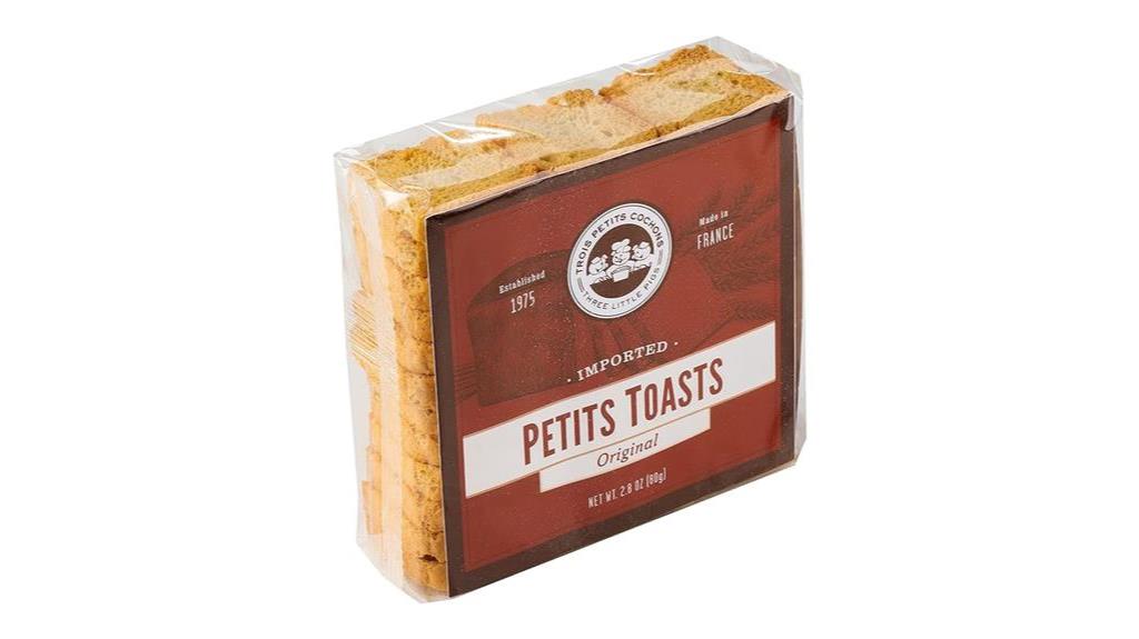 petits toasts for snacking
