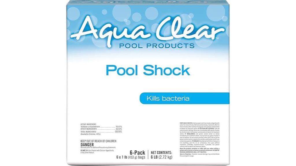 pool shock treatment available