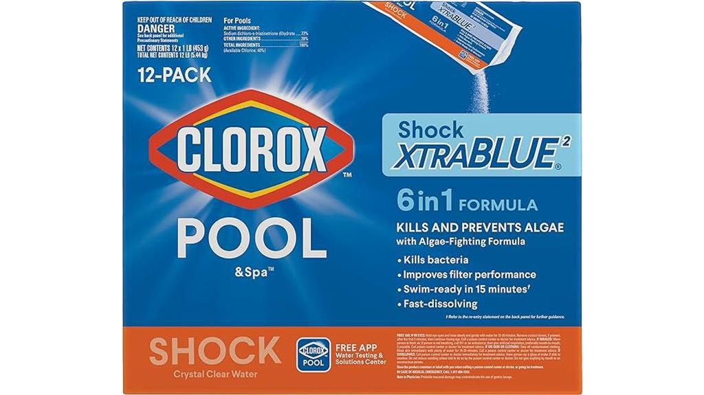 pool shock treatment pack