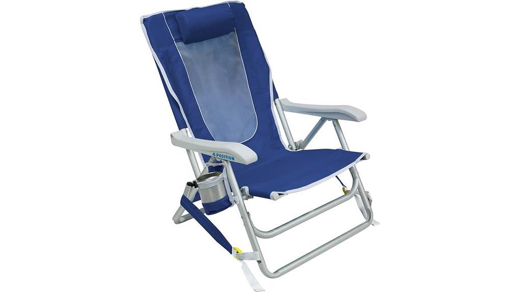 portable beach chair features