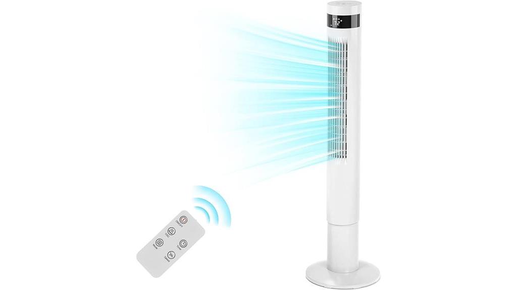 portable oscillating tower fan