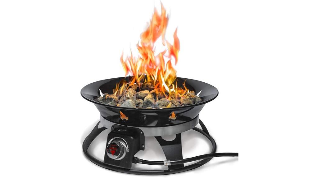 portable propane fire pit