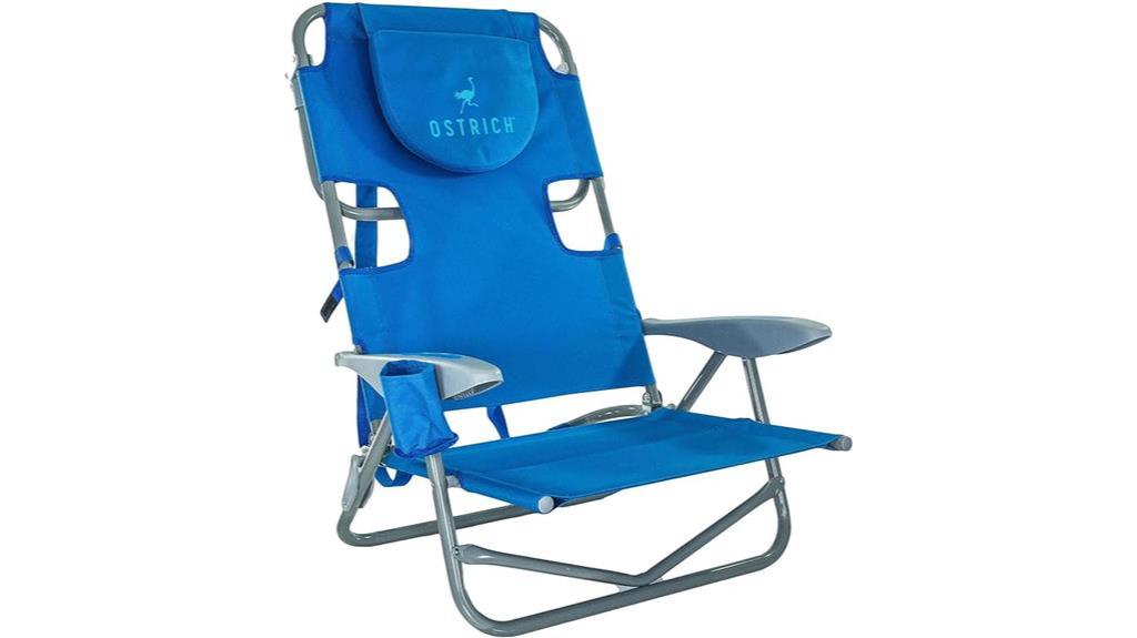 portable reclining beach chair