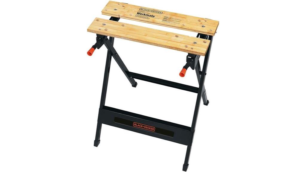 portable workbench with 350 pound capacity