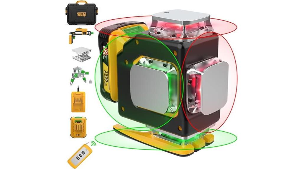 precision leveling with lasers