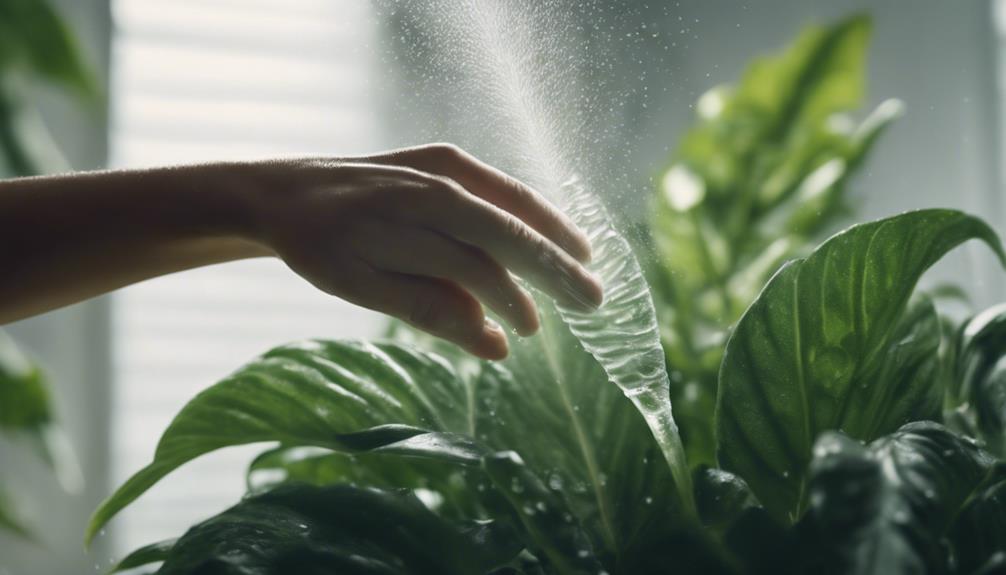 proper plant misting technique