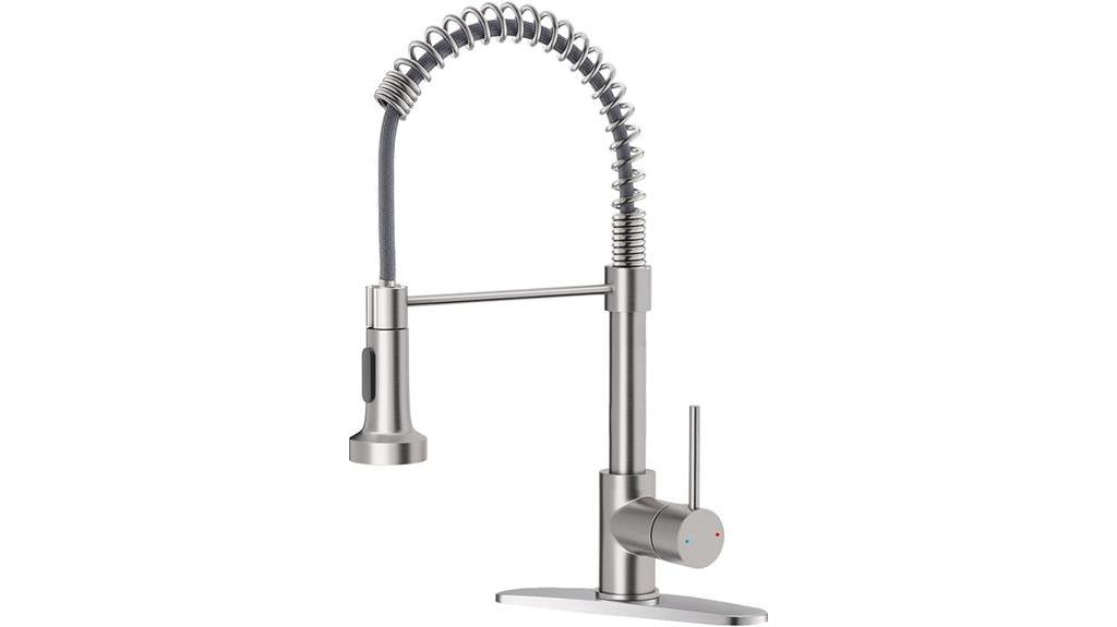 pull down sprayer faucet
