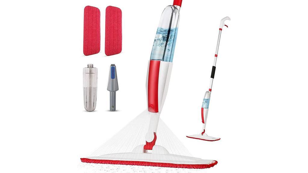 refillable wet spray mop