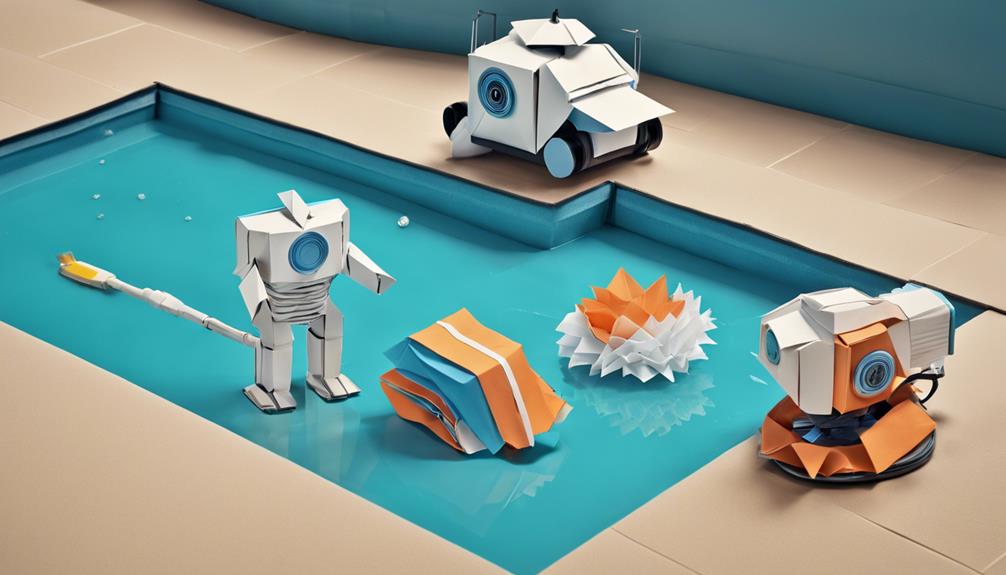 robot pool cleaner features
