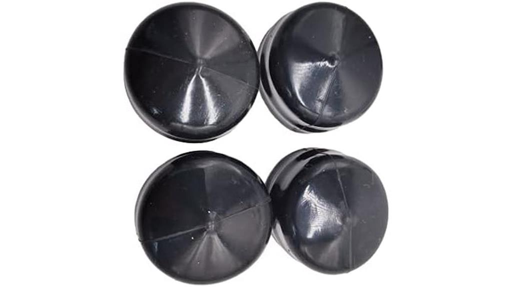 rubber wheel axle caps