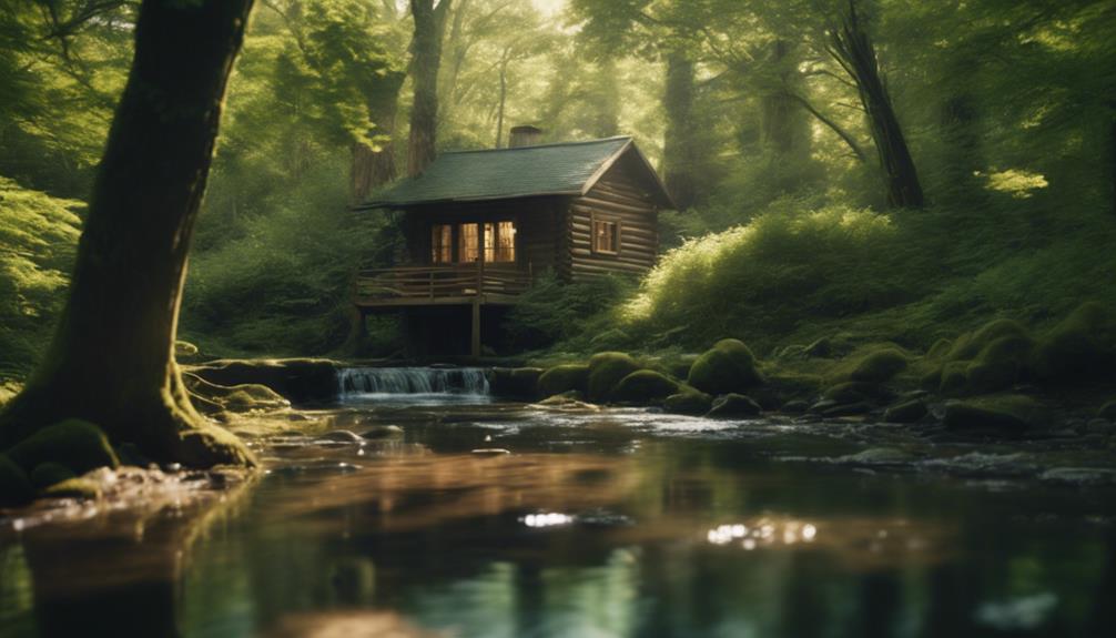 serene woodland retreats advertised