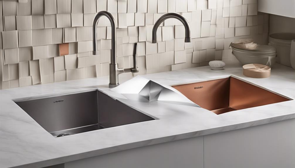 sink materials for kitchens