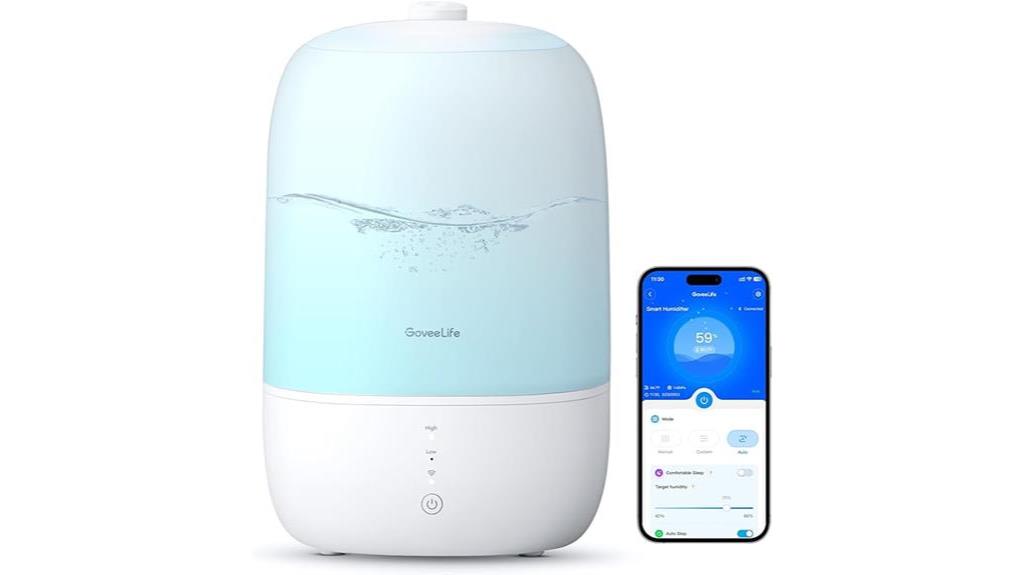 smart humidifiers by goveelife