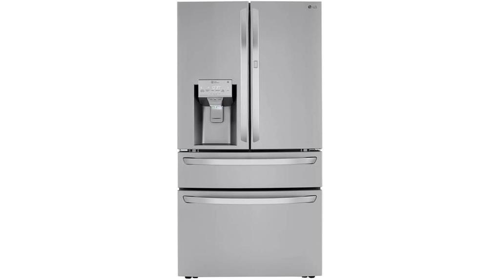 smart refrigerator with craft ice