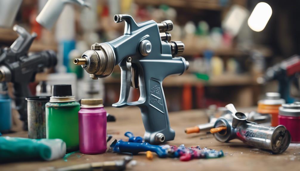 spray paint gun selection