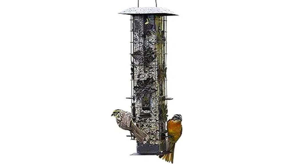 squirrel proof bird feeder design