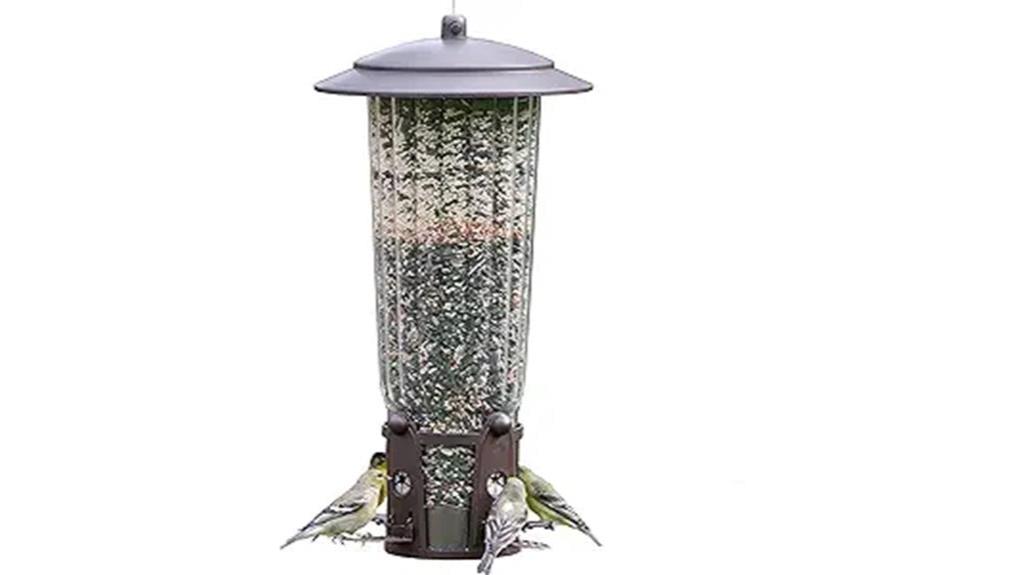 squirrel proof bird feeder design