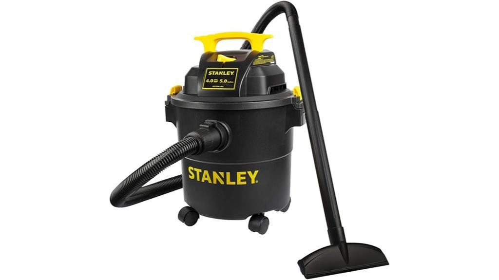 stanley wet dry vacuum 4hp