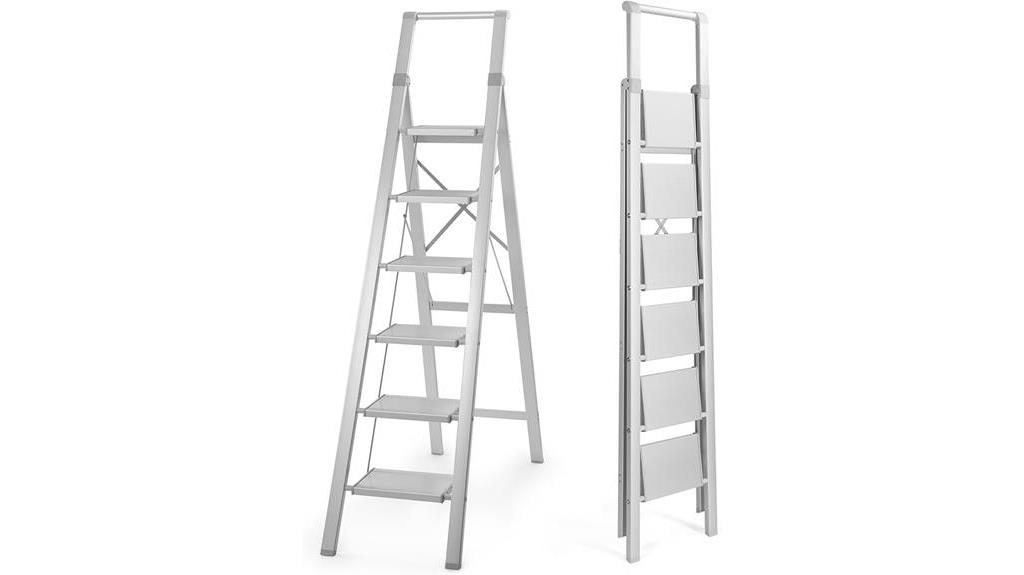 sturdy aluminum step ladder