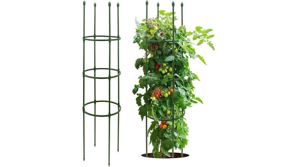sturdy tomato cages set