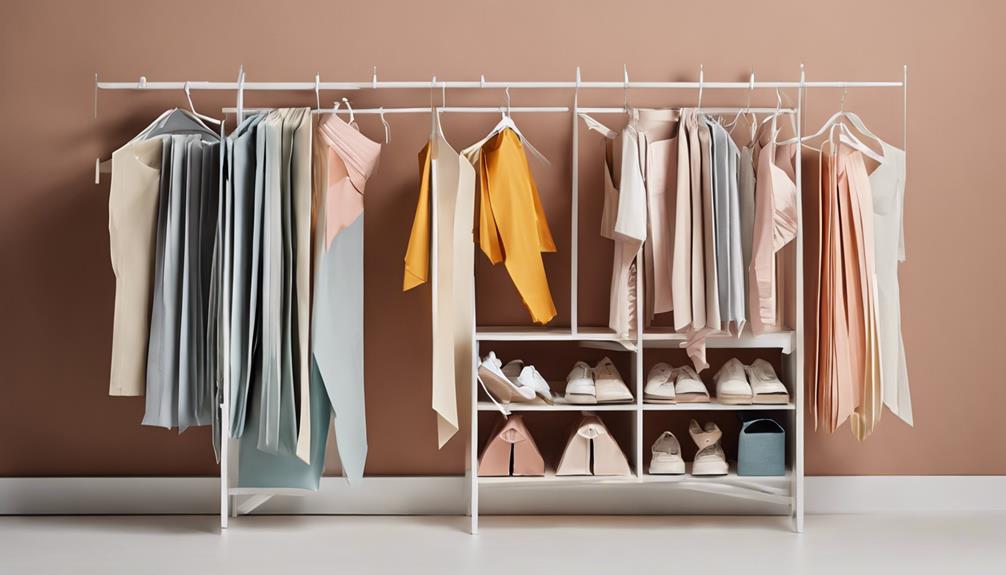 stylish clothes racks organize