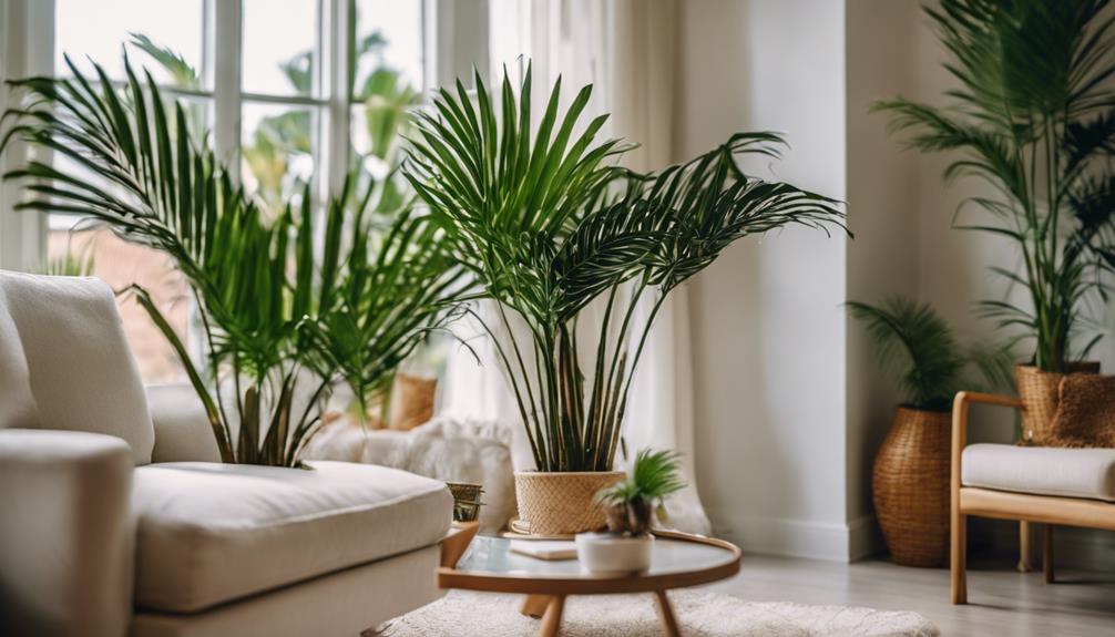 tropical elegant indoor palm