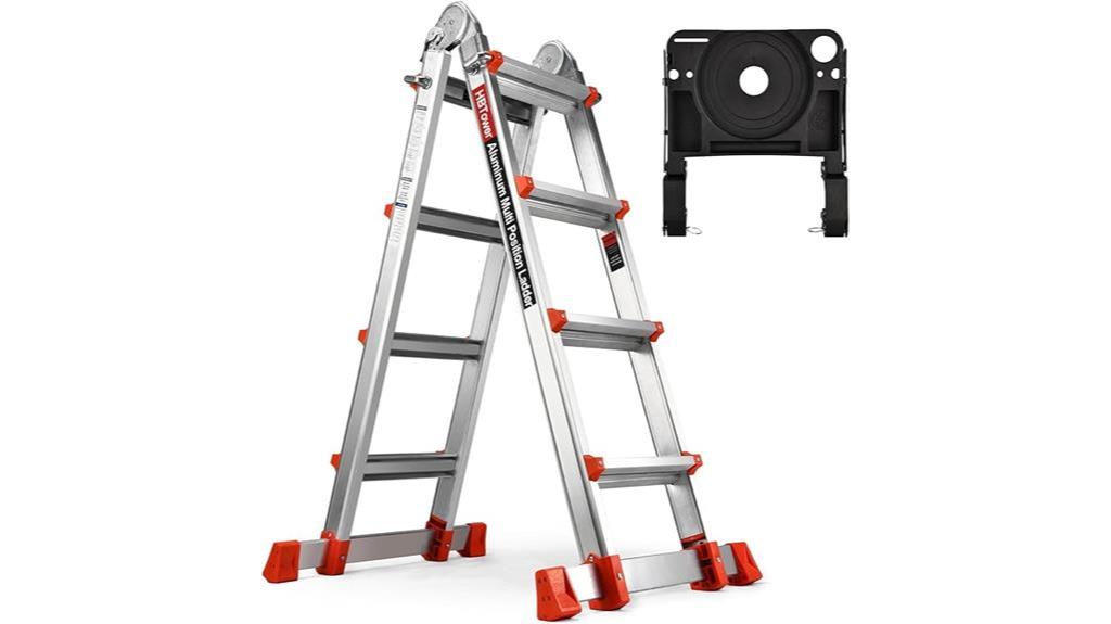 versatile 4 step extension ladder