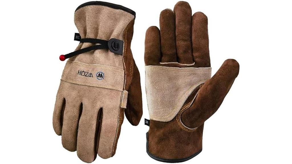 versatile large coffee grey gloves