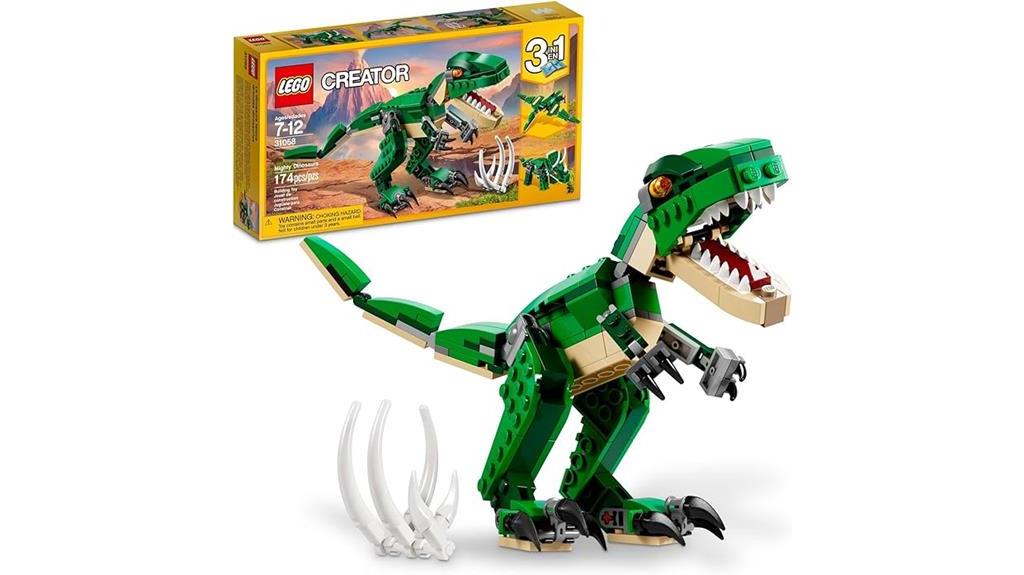 versatile lego dinosaur toy