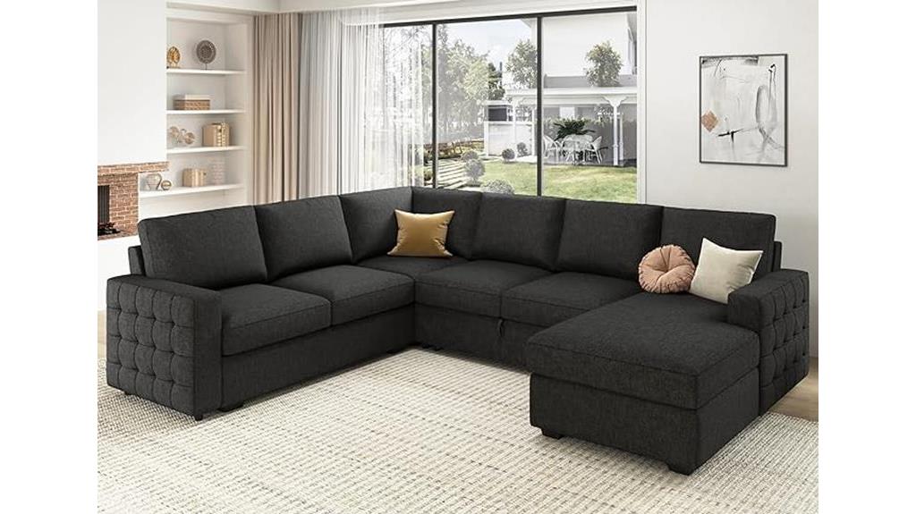 versatile sectional sofa bed