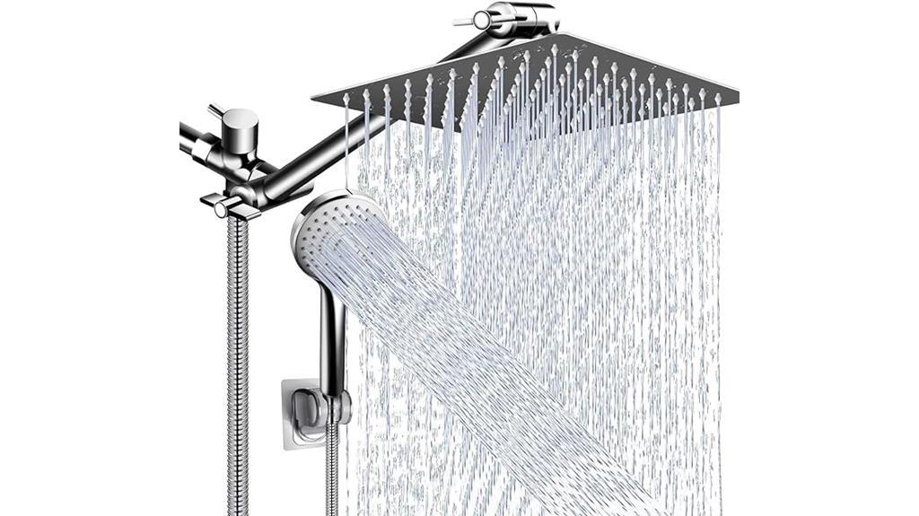 versatile shower head combo