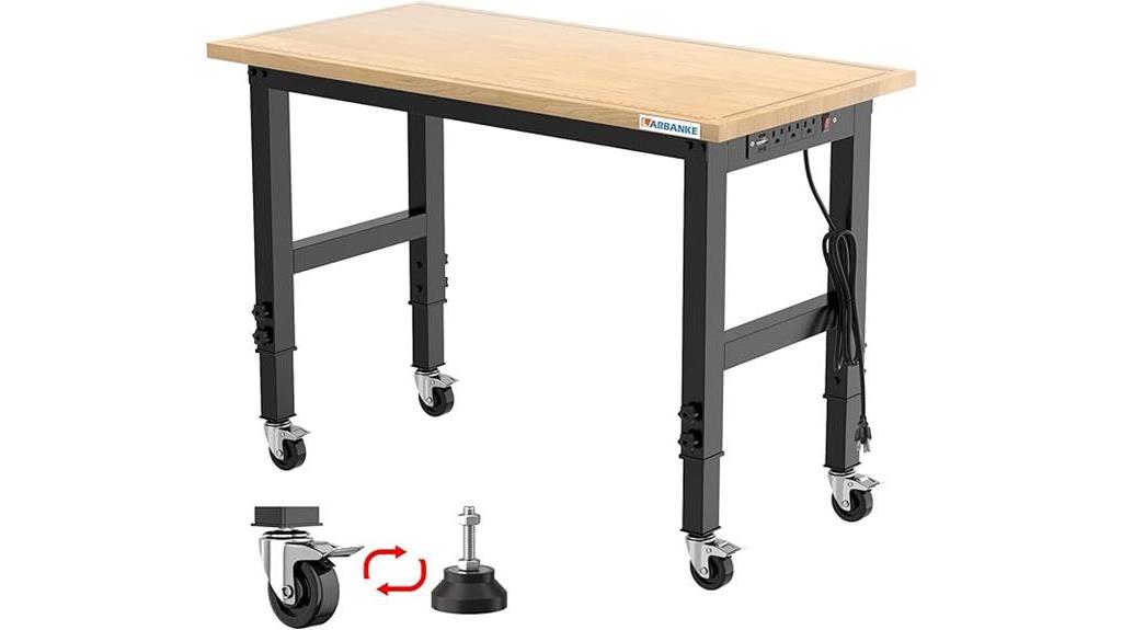 versatile workbench with features
