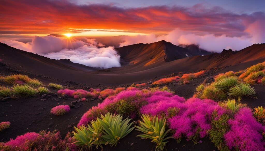 volcanic landscape