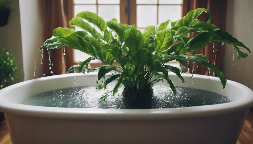 watering indoor plants correctly
