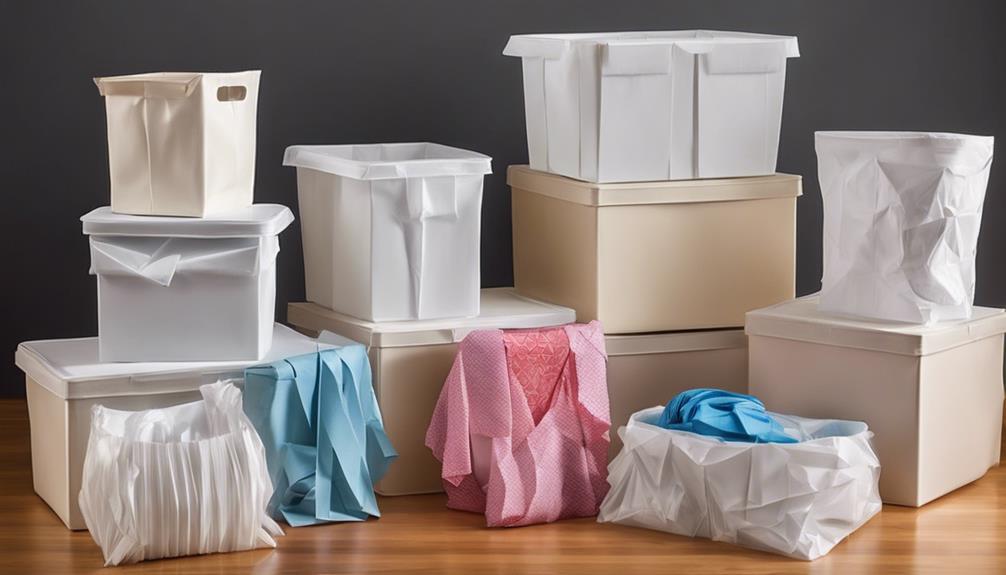 choosing clothes storage containers