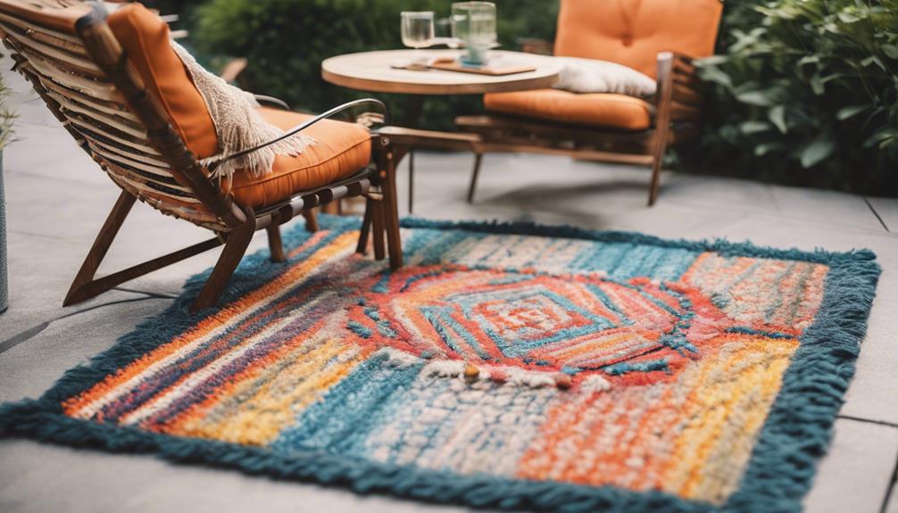 innovative outdoor rug styles